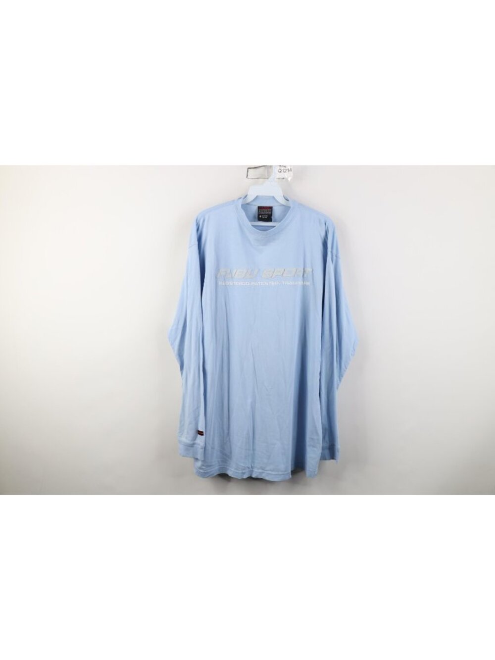 Vintage 90s Y2K FUBU Mens Medium Distressed Spell Out Long Sleeve T-Shirt Blue